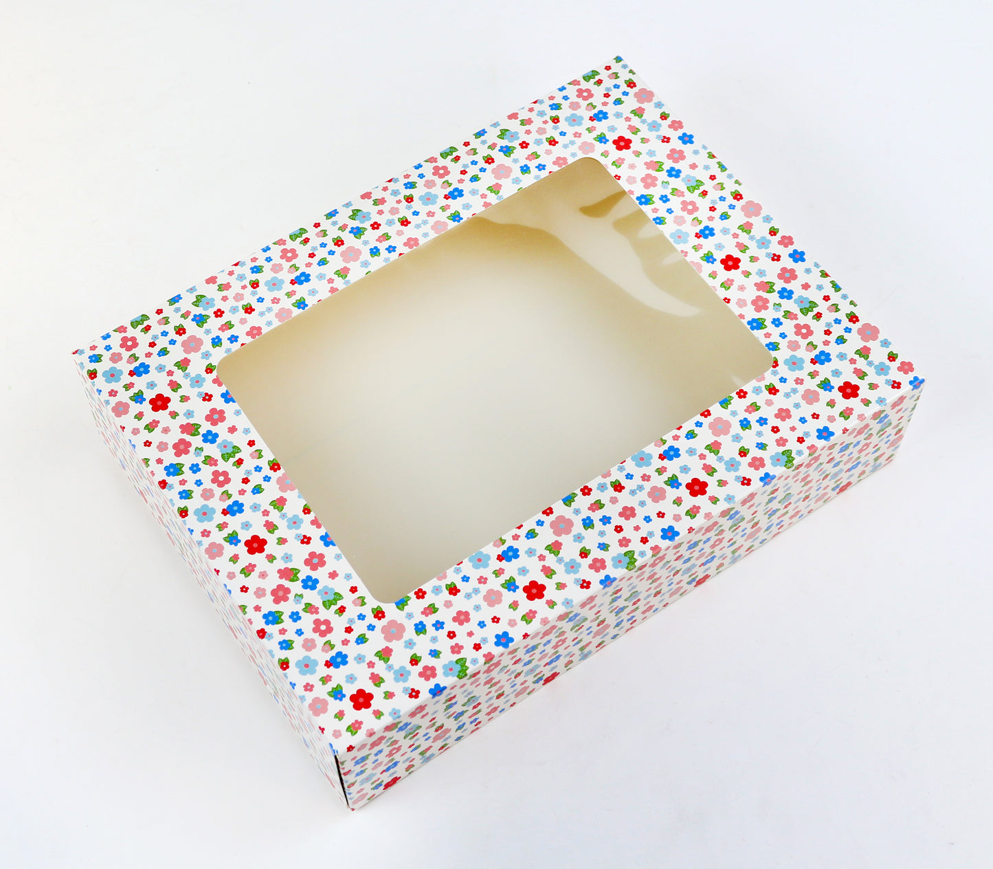 Floral Cookie Box With Window