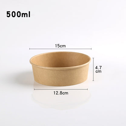Heavy Duty White & Brown Paper Soup Container 500ml / 750ml / 1000ml / 1300ml