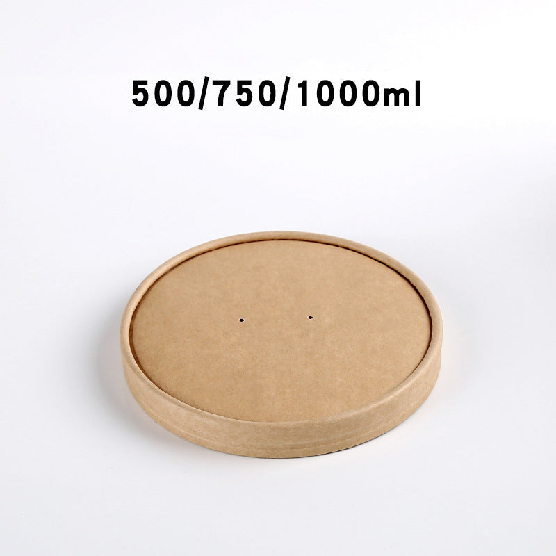 Heavy Duty White & Brown Paper Soup Container 500ml / 750ml / 1000ml / 1300ml