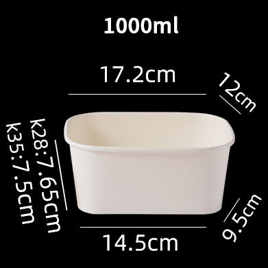 Rectangular Food Container 500ml / 750ml /1000ml