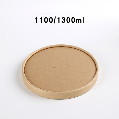 Heavy Duty White & Brown Paper Soup Container 500ml / 750ml / 1000ml / 1300ml
