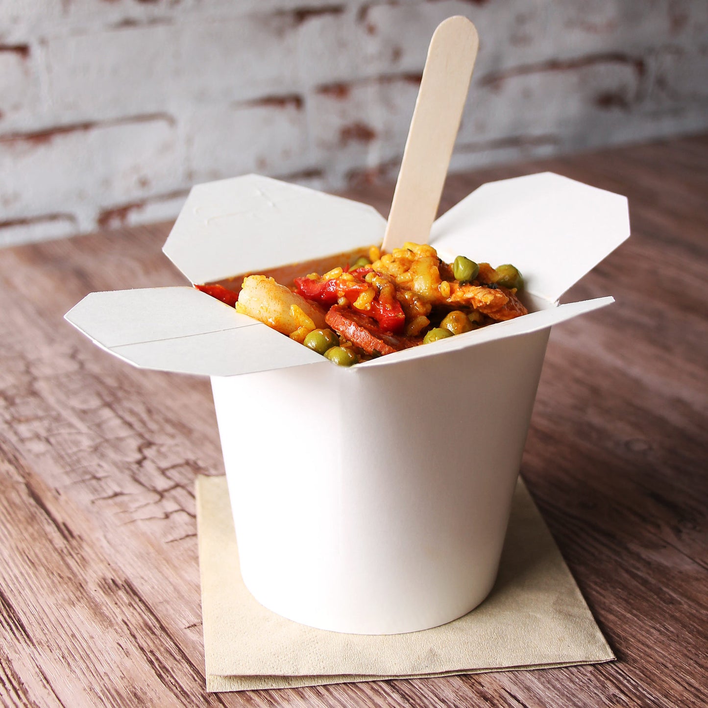 26oz White Noodle Boxes