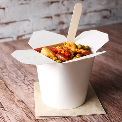 26oz White Noodle Boxes