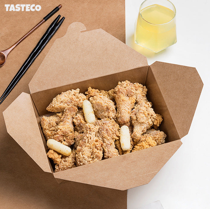 No.6a (25oz) Kraft Takeaway Food Box Leak-Proof Food Containers
