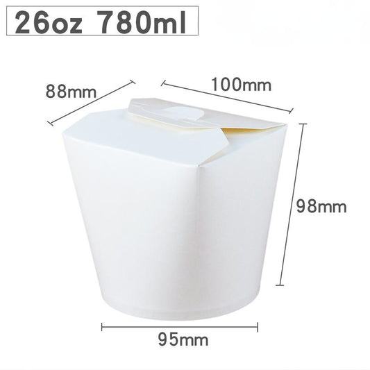 26oz White Noodle Boxes