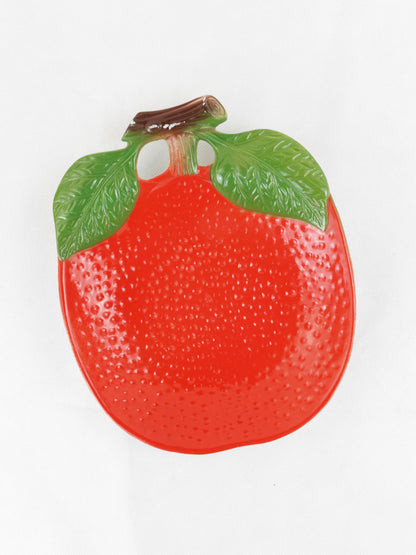 Fruit shaped fruit and vegetable plate