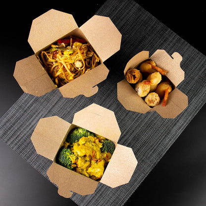 Compostable Small Food Tub / Noodle Box 16oz / 26oz / 32oz