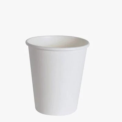 4/8/10/12/16oz Single Wall White Paper Cups