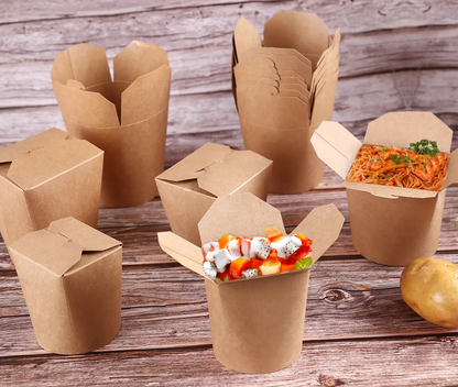 Compostable Small Food Tub / Noodle Box 16oz / 26oz / 32oz