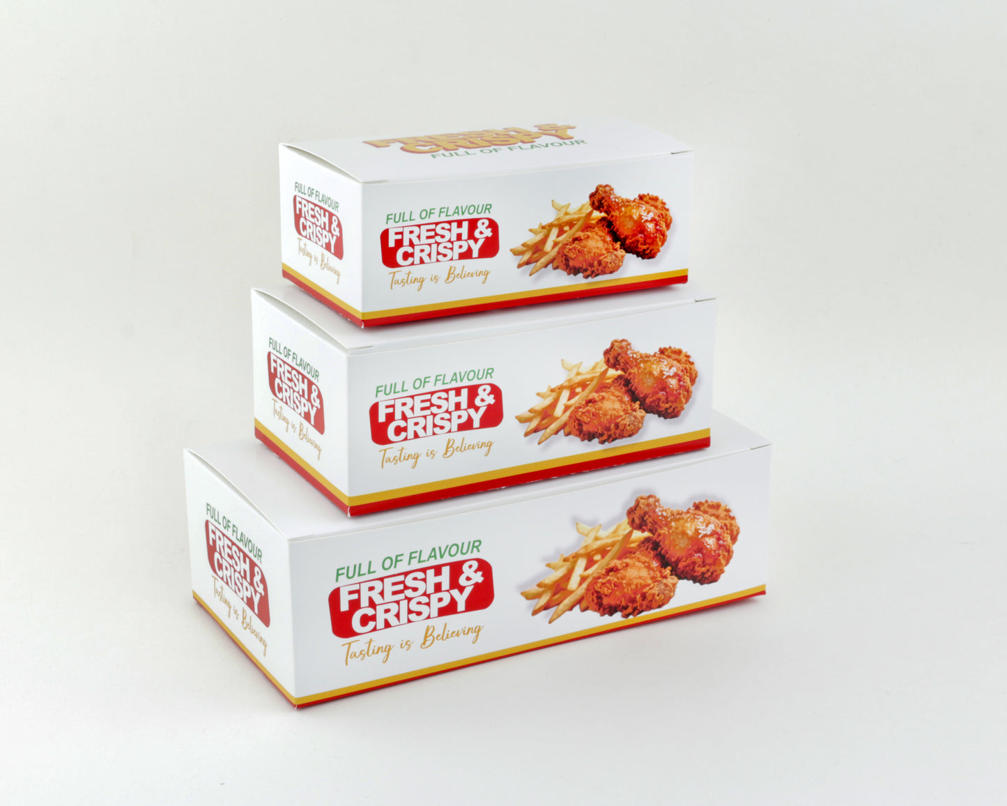 Fried Chicken Boxes 3 Sizes