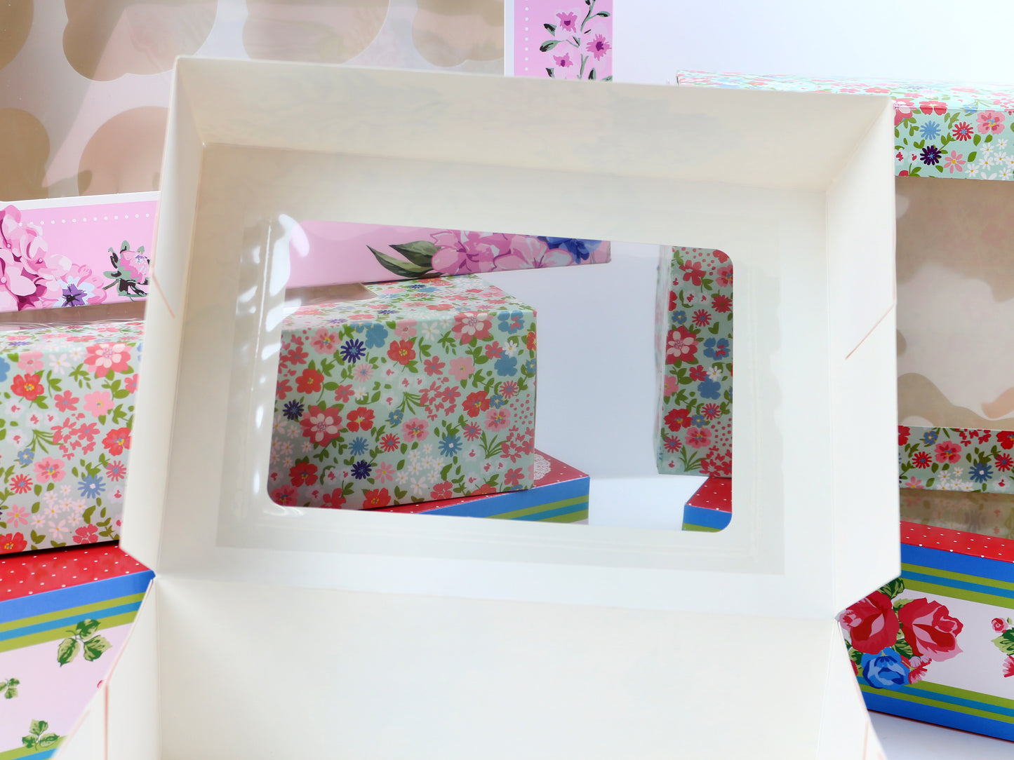 Cookie Boxes / Sweet Boxes / Graze Boxes / Buffet Boxes With Window (No Inserts)
