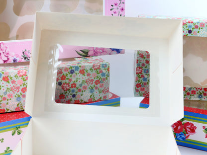 Cookie Boxes / Sweet Boxes / Graze Boxes / Buffet Boxes With Window (No Inserts)