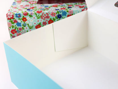 Cluster of Flowers Cookie Box With Window