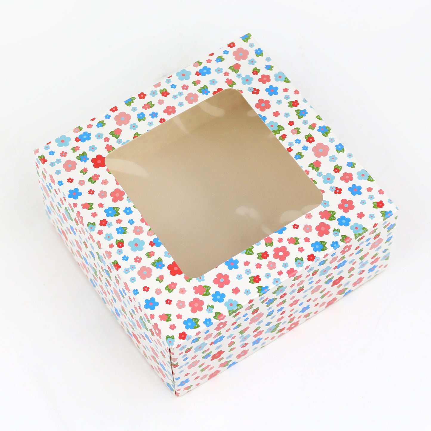 Floral Cookie Box With Window