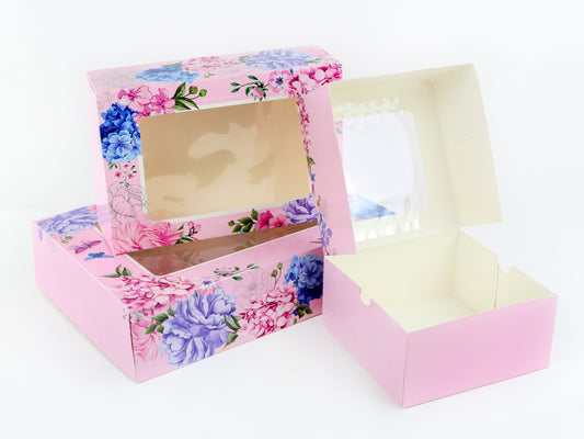 The Bouquet Cookie Box With Window