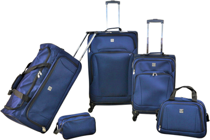 Five-piece suitcase